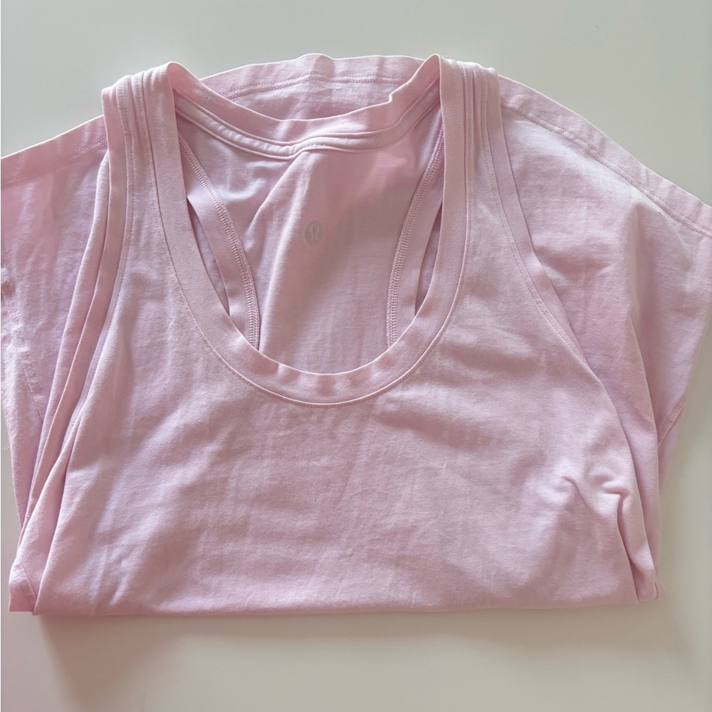 lululemon athletica Soft Pink Tank Top